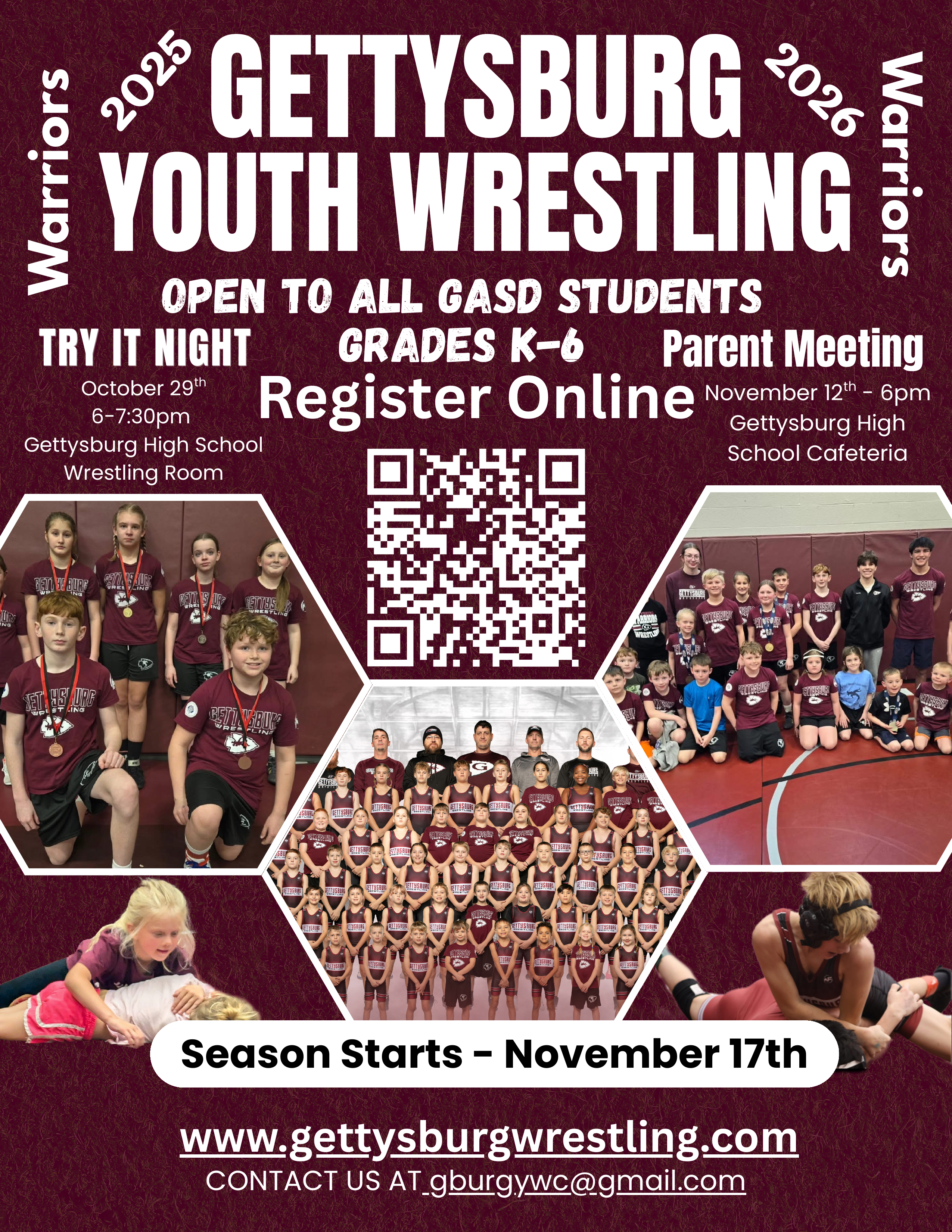 Elementary Wrestling Flyer
